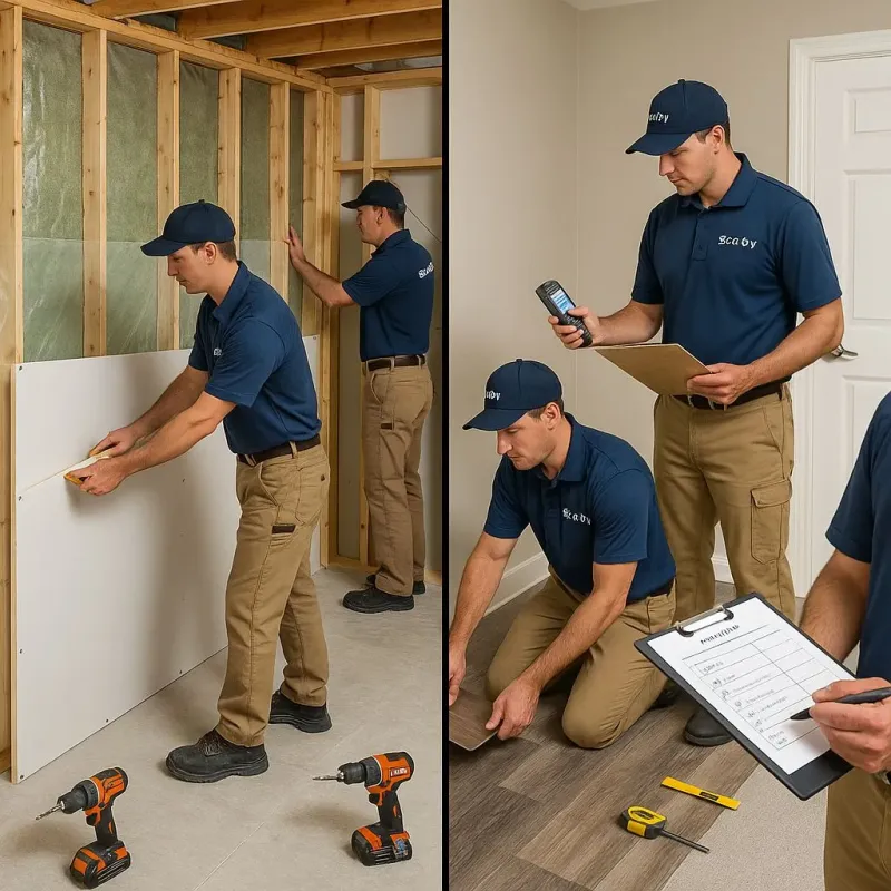 Repairs and Reconstruction process in Kelso, WA
